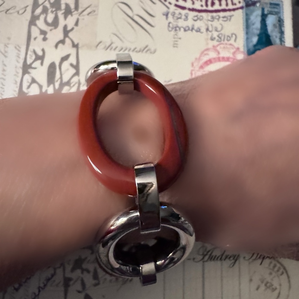 💕NEW STAINLESS STEEL LINK BRACELET.